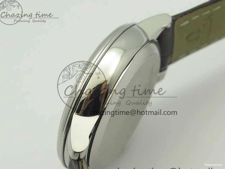0801 De Ville Prestige Real Power Reserve SS TW 1:1 Best Edition White Dial SS Markers On Leather Strap A Breathable 8095